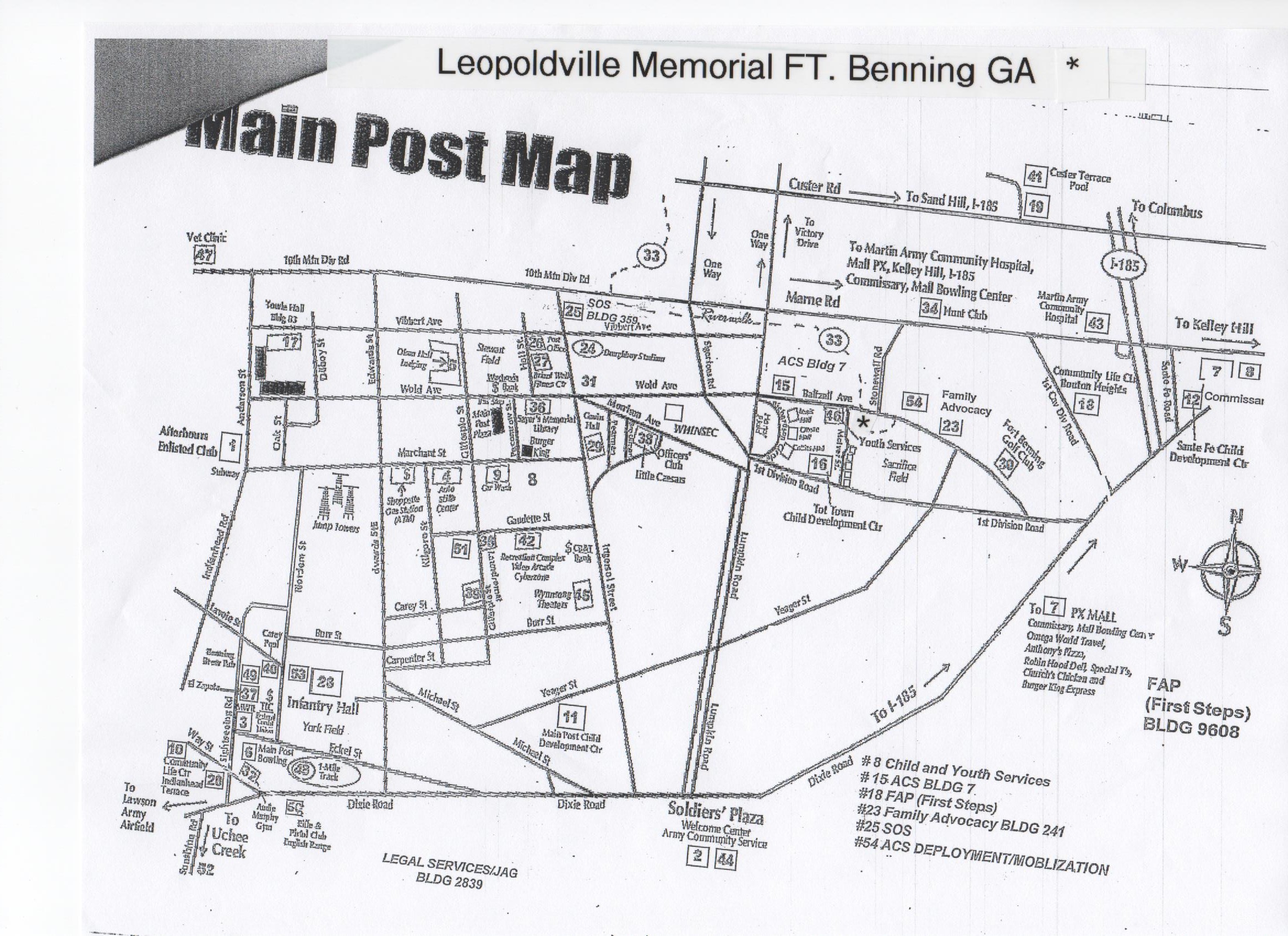 FT Benning Map