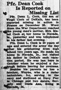 Cook, Dean L. (IA); The_Daily_Chronicle_Tue__Jan_16__1945_